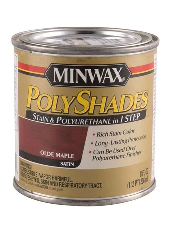 Minwax Polyshades Satin Stain, 236ml, Olde Maple