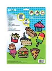 Perler Sweet Snacks Fuse Bead Activity Kit, 2003-Piece, Yellow/Pink/Black