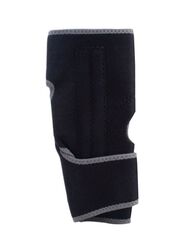 Body Sculpture Wrist Support Open Patella with Terry Cloth, Black