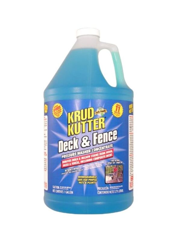 Krud Kutter Deck and Fence Pressure Washer Concentrate Floor Cleaner, 3.79 Liter