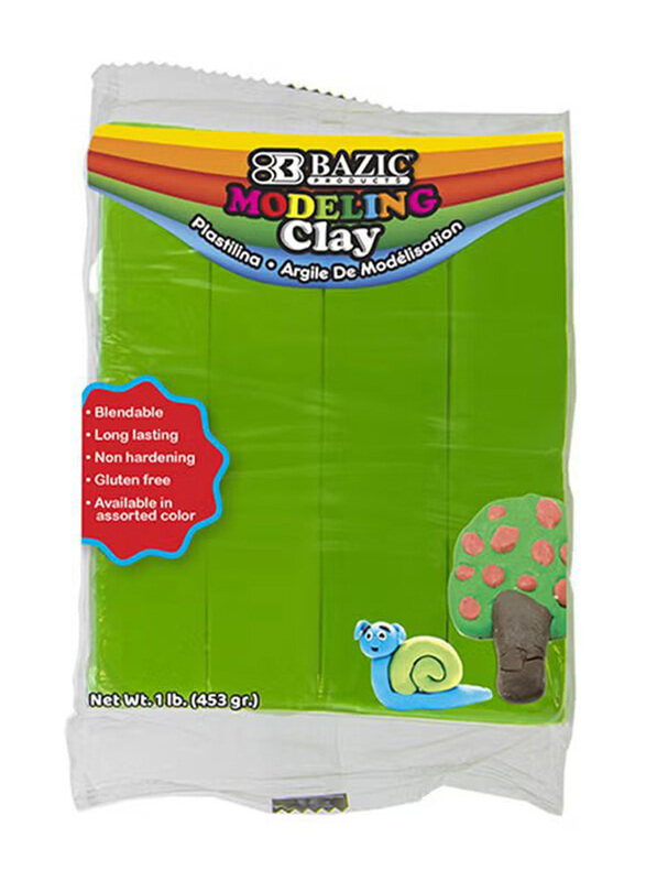 

Bazic Modeling Clay, 1 Lb, Green