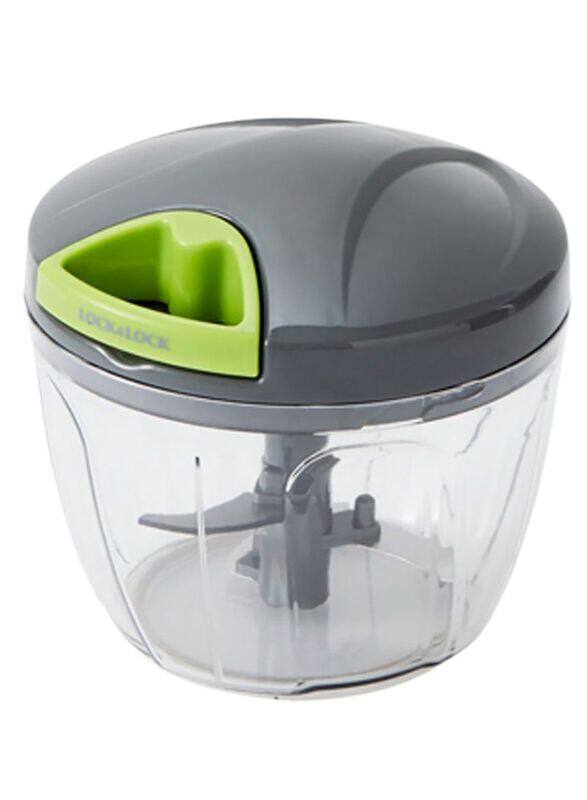 

Lock & Lock 11.5cm Quick 3-Blade Chopper, Clear/Grey