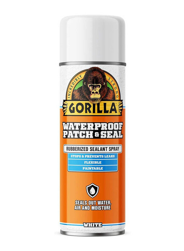 

Gorilla Rubberized Waterproof Patch & Seal Spray, White, 396gm