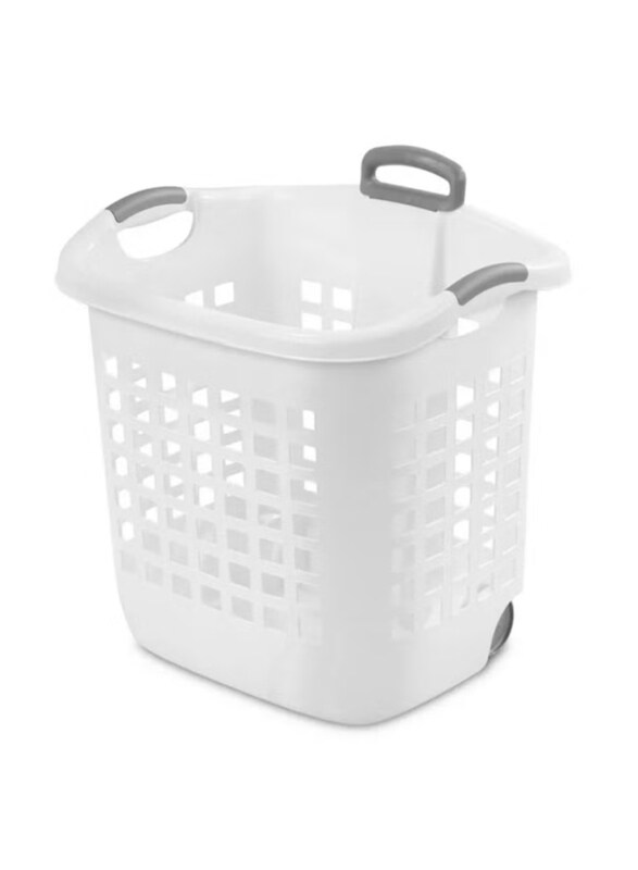 

Sterilite 62 Liters Ultra Wheeled Laundry Basket, White