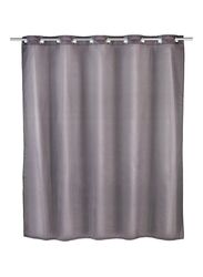 Wenko Polyester Comfort Flex Shower Curtain, 180 x 200cm, Taupe