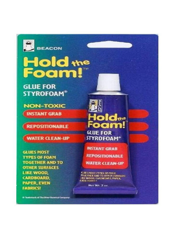 

Beacon Hold The Foam Styrofoam Glue, White