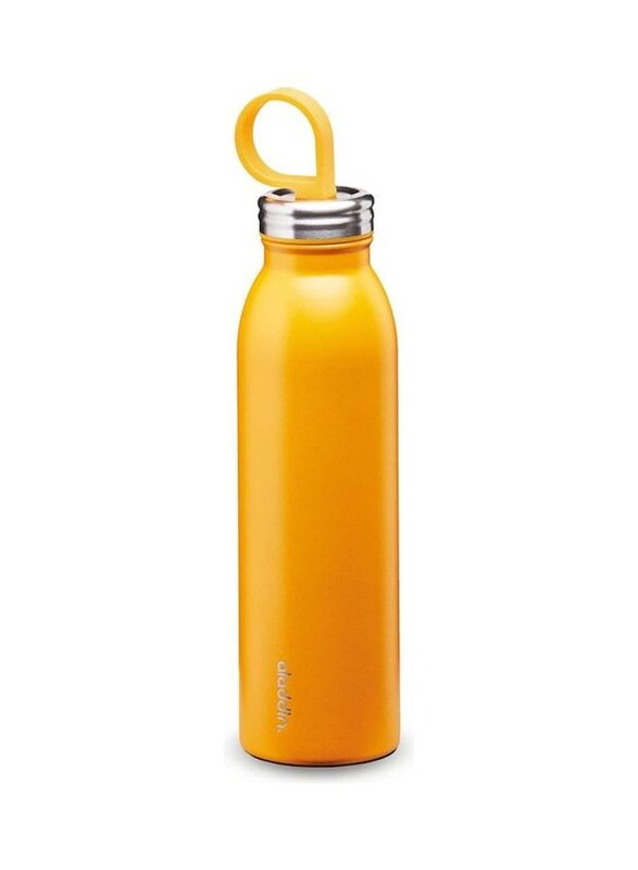 Aladdin 550ml Chilled Thermavac Stainless Steel Water Bottle, Yellow