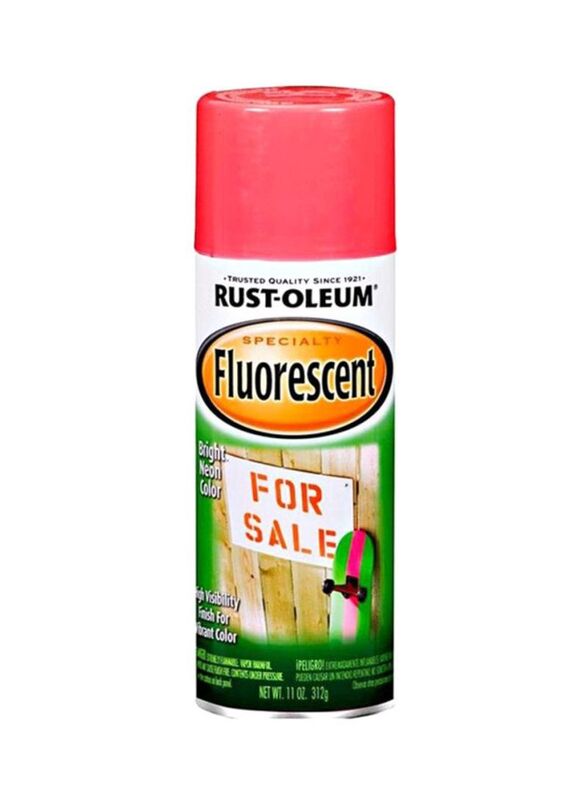 Rust-Oleum Spray Paint Fluorescent, 11oz, Pink