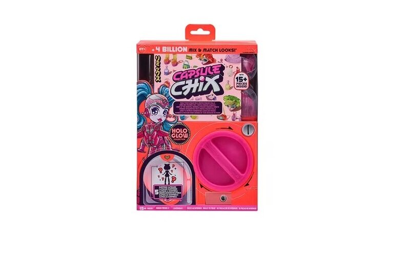 

CAPSULE CHIX Single Pack Holo Glow Toy, Multicolour