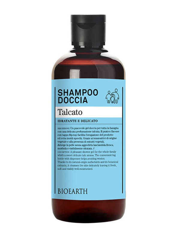 

Bioearth Doccia Shower Shampoo with Talcato for All Hair Types, 500ml