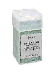 Darice Extra Fine Decorative Glitter, 42.5gm, Green