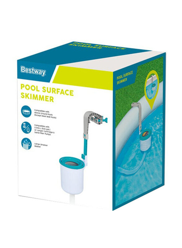 

Bestway One Size Flowclear Pool Surface Skimmer, Grey