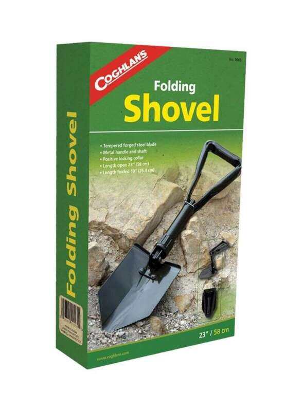 

Coghlans 23inch Steel Folding Shovel, Black
