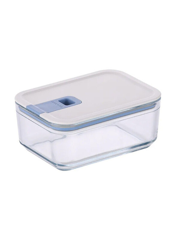 

Neoflam 500ml Perfect Seal Rectangle Glass Storage Container, Clear