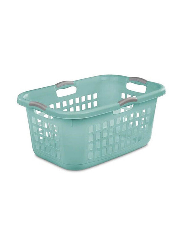 

Sterilite Ultra Laundry Basket, 71L, Aqua Chrome