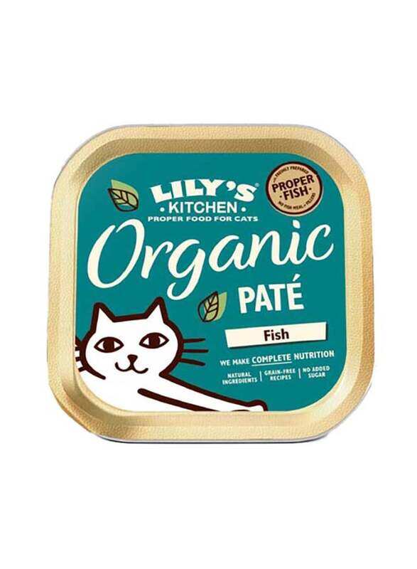 

Lily's Kitchen Organic Fish Dinner Wet Food for Cats, 85g