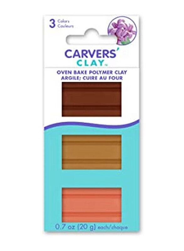 

Craftmedley Carvers Oven Bake Polymer Clay, 20gm, Multicolour