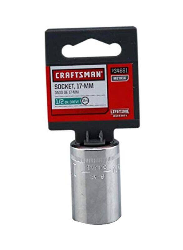 

Craftsman 17mm 12-Point Met Socket, Silver