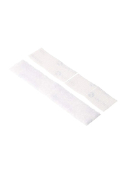 Velcro 12-Piece Heat Activated Fabric Adhesive Strips, 1 x 0.75 inch, White