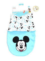 Disney Baby Swaddle, 12 Months, White/Blue