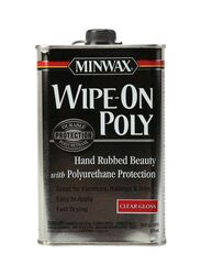 Minwax Wipe-On Polyurethane, 473ml, Clear Gloss