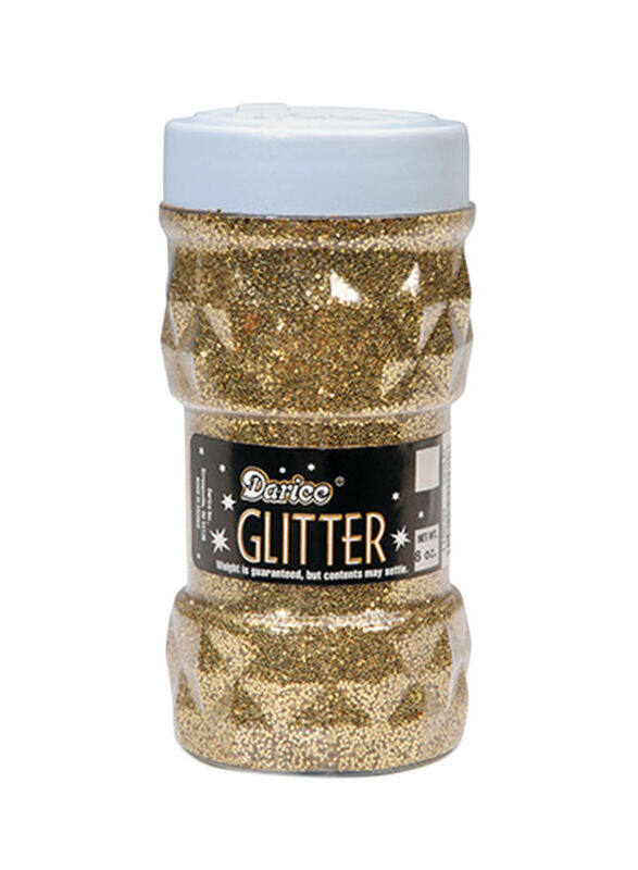 

Darice Glitter Jar, 236ml, Gold