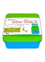 Noble Notions The Sew Stack Tool Box, Green/Blue
