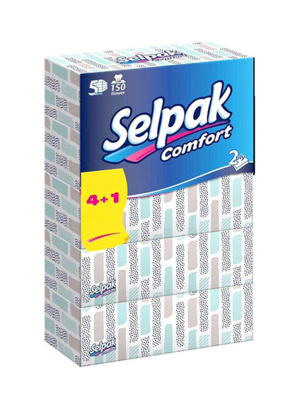

Selpak Comfort Facial Tissue, 150 Sheets
