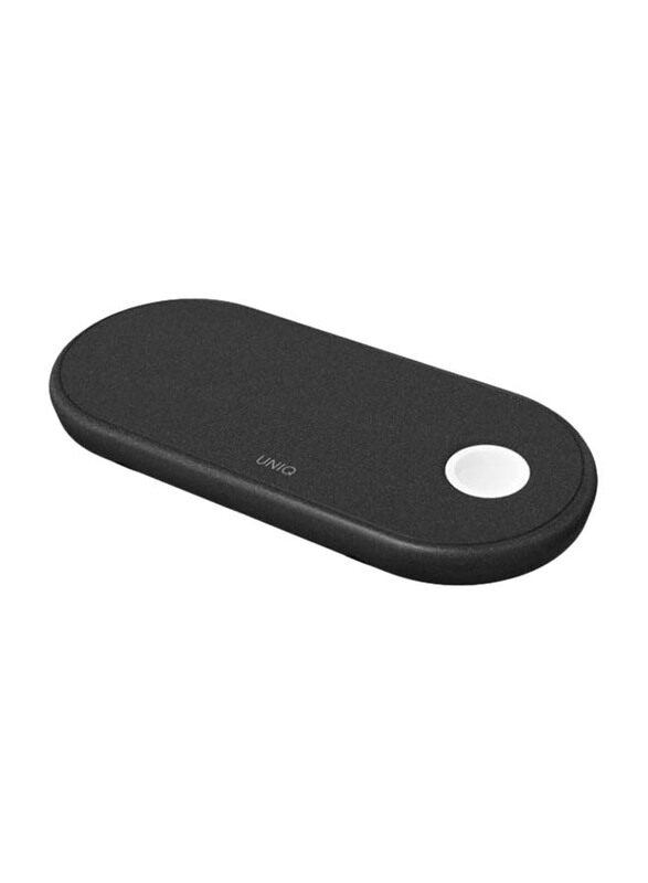 

Uniq Aereo 3-In-1 Wireless Charging Pad, Black