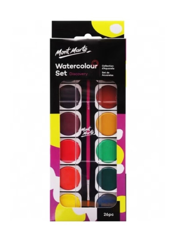 

Mont Marte Discovery Watercolour Painting Set, Multicolour