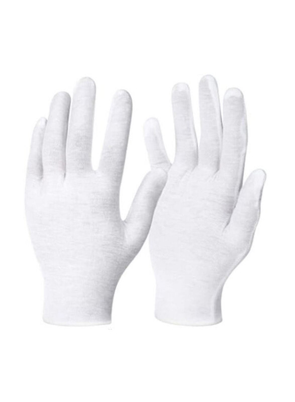 

Generic Reusable Cotton Gloves, 12 Pairs