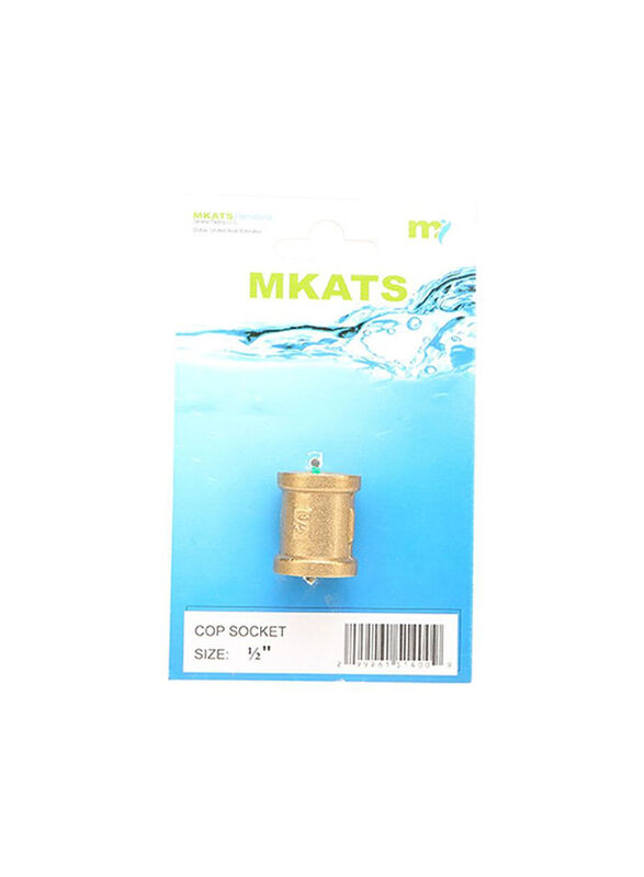 Mkats Brass Socket, Gold