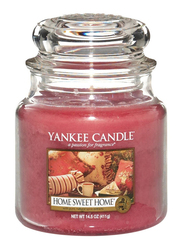 Yankee Candle Home Sweet Home Classic Jar, Medium, Transparent