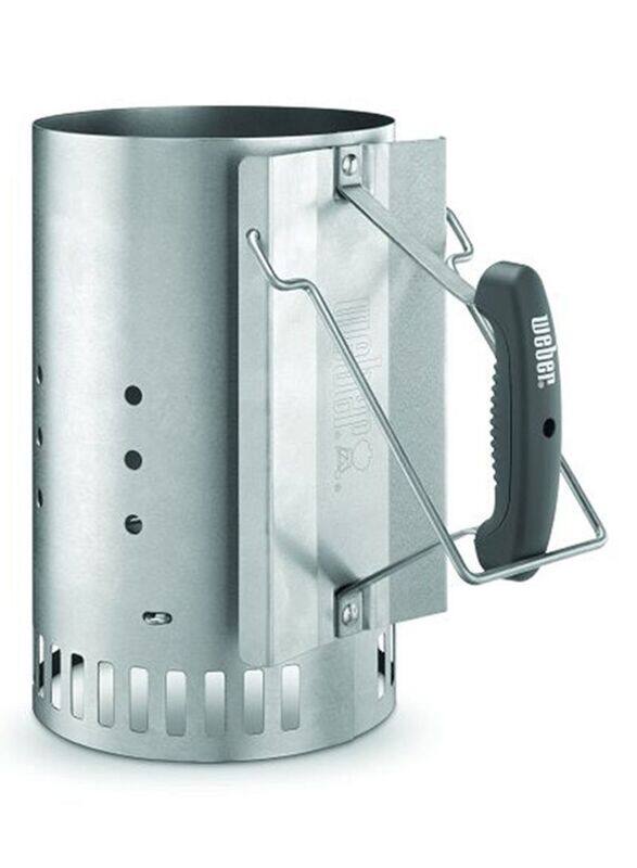 

Weber Rapid-Fire Chimney Starter, Silver