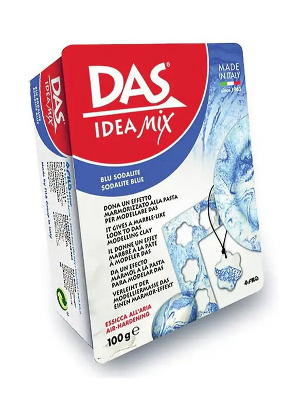 

Das Idea Mix Air Drying Mineral Based Clay, 100g, Blue