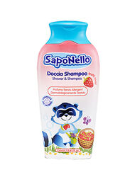 Saponello Moisturizing Shower & Shampoo, Clear, 250 ml