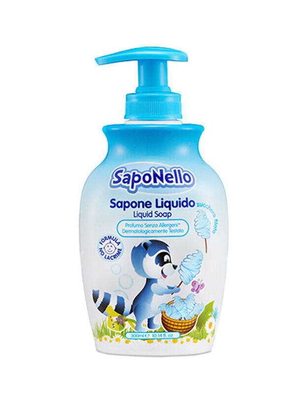 Saponello Cotton Candy Liquid Soap, Clear, 300 ml