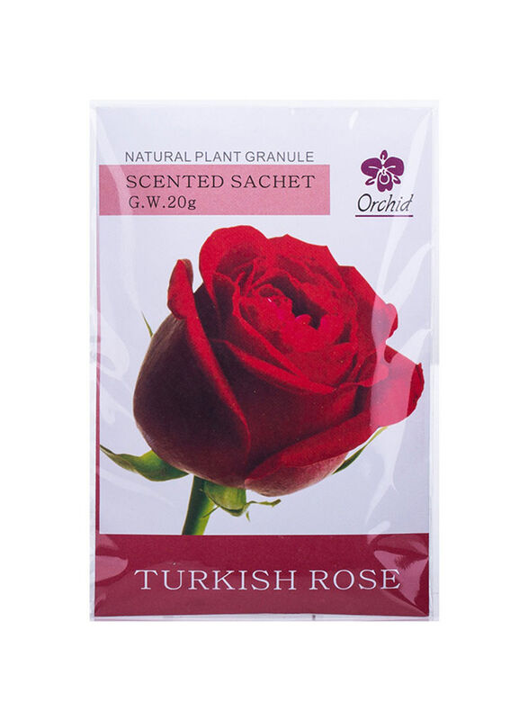 Orchid Turkish Rose Natural Scented Sachet, 20g, White