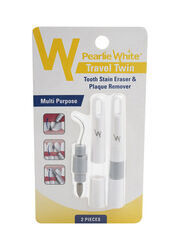 Pearlie White Travel Twin Tooth Stain Eraser & Plaque Remover