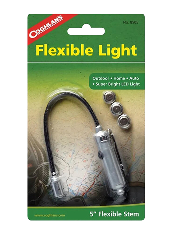 Coghlans Flexible Light, 5 inch, Silver/Black