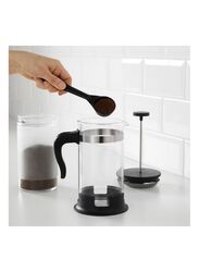1L Coffee and Tea maker Glass /Stainless Steel, Black