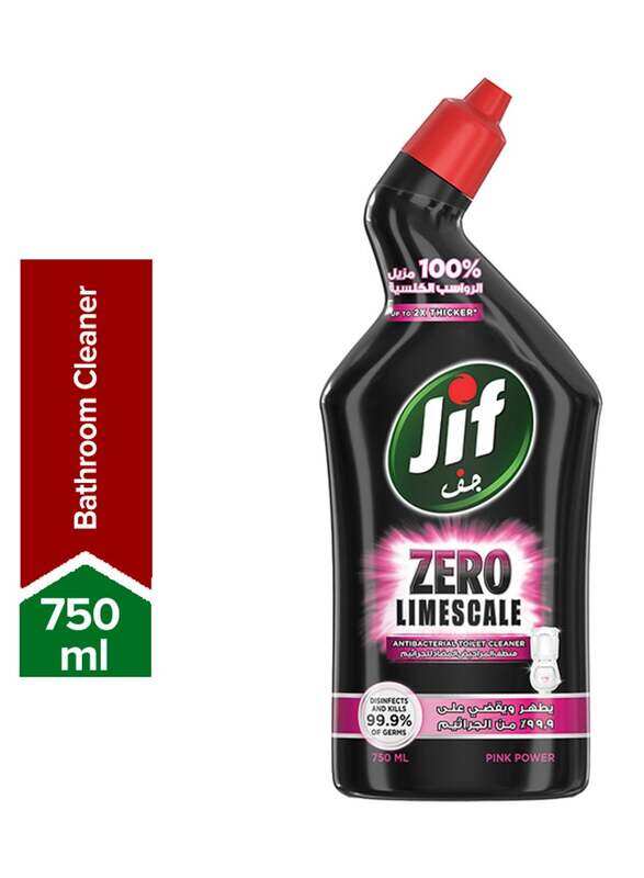 

Jif Toilet Cleaner Pink Power Hard Surface Cleaner, 750ml