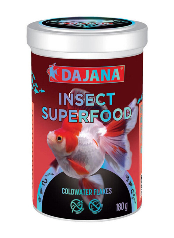 

Dajana Insect Superfood Coldwater Flakes Fish Food, 180g