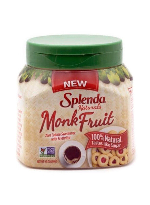 

Splenda Naturals Monk Fruit Zero Calorie Sweetener with Erythritol, 280g
