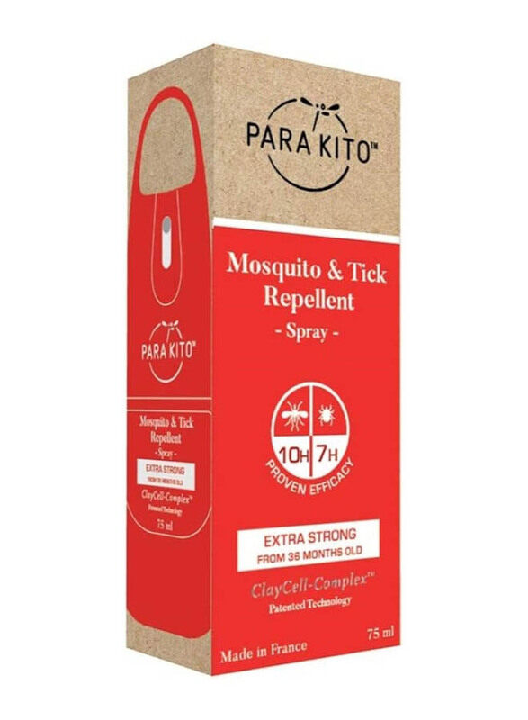 

Para'Kito Mosquito & Tick Repellent Spray with Extra Strong, 75ml