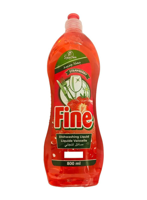 

Spartan Fine Strawberry Dishwashing Liquid, 800ml