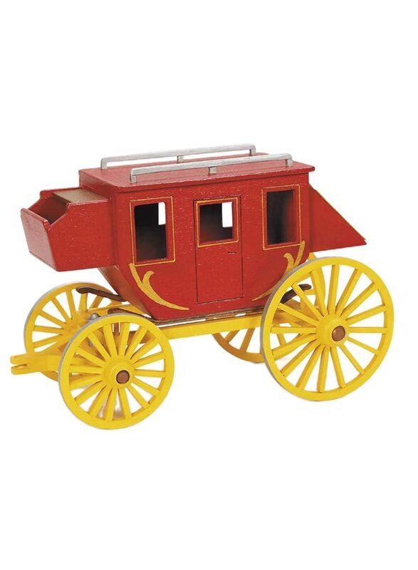 

Darice Antique Stagecoach Model Kit, Brown/Yellow/Silver, 8.87 x 5.87 inch