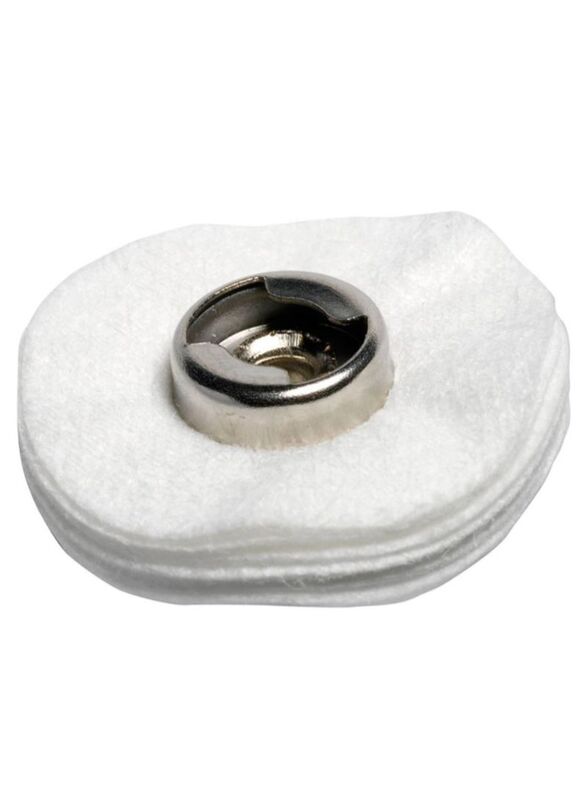 Dremel Polishing Cloth Wheel, White/Silver