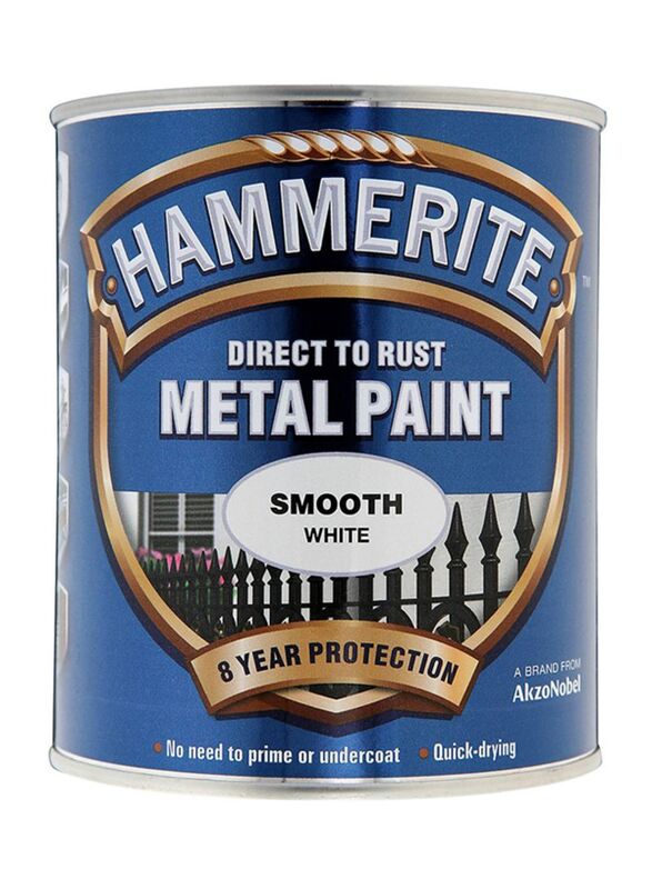 Hammerite Metal Paint, Smooth White