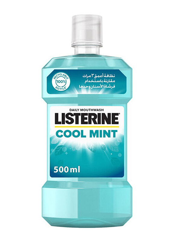 

Listerine Cool Mint Flavour Daily Mouthwash, 500ml